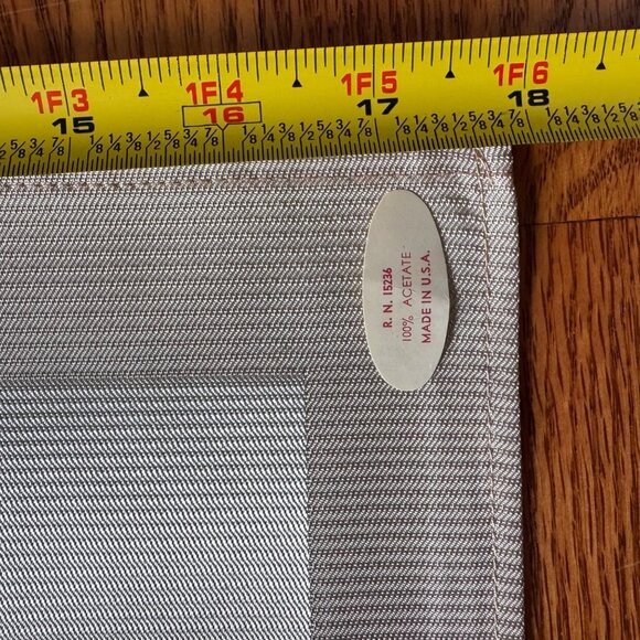 14 Crystal Glow Vintage Celanese Acetate Stain-Resistant Napkins Table Damask - Picture 2 of 12